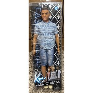 Mattel Barbie-Ken Fashionistas Doll Man Bun #13 (NWT)